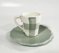 12 TAZZINE DA CAFFE IN CERAMICA TOGNANA