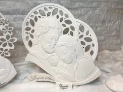 Icona sacra famiglia con strass