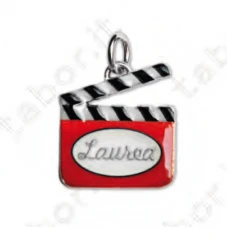 Ciondolo ciak cinematografico - Bomboniera laurea