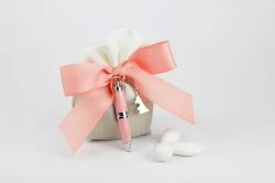 Sacchettino porta confetti con penna - bomboniera matrimonio / laurea Margot Italia 