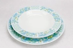 Servizio da tavola con decoro floreale - 20pz