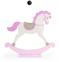 CAVALLINO DONDOLO ROSA FELTRO