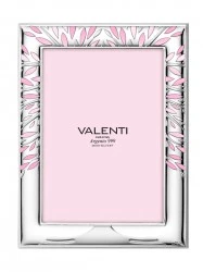 cornice Albero della Vita rosa retro bianco – 9×13 cm