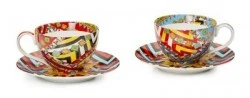 COPPIA TAZZINE CAFFE' MEDITERRANEO