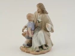 GESU MAESTRO SEDUTO CON BIMBO H15