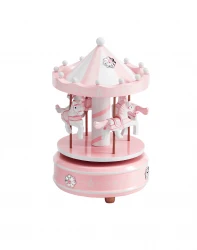 GIOSTRA CARILLON CON FIORI ROSA