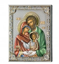 icona “Sacra Famiglia” colorata – 20×25 cm