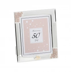 CORNICE 50 ANNI MATRIMONIO ARGENTO