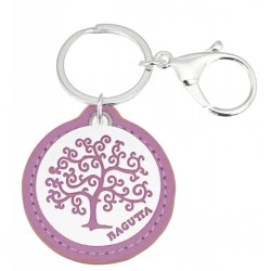 PORTACHIAVI ALBERO DELLA VITA STILIZZATO - ROSA