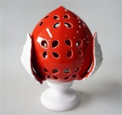 PUMO PORTACANDELA ROSSO
