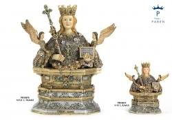 SANT'AGATA MEZZOBUSTO 10 CM. RESINA