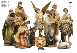 SET PRESEPE 30 CM.11 SOGGETTI RESINA